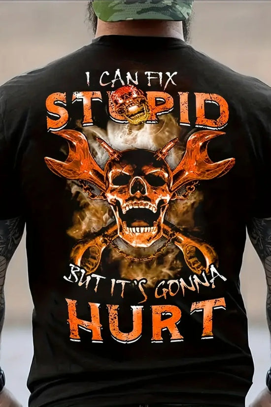 Men's Casual T-Shirt, Comfort Fit, Short Sleeve, Crew Neck, Graphic Tee With  Slogan, Daily Wear