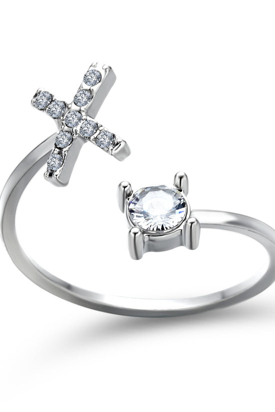 New Design Adjustable 26 Initial Letter Ring Fashion Jewelry For Women Simple Elegant Jewelry