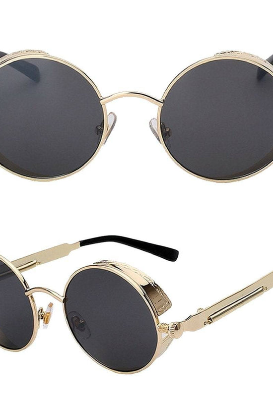 Austin Powers Vintage Round Metal Frame Sunglasses