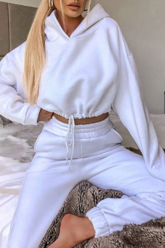 Jogging Suits For Women 2 Piece Sweatsuits Tracksuits Sexy Long Sleeve HoodieCasual Fitness Sportswear