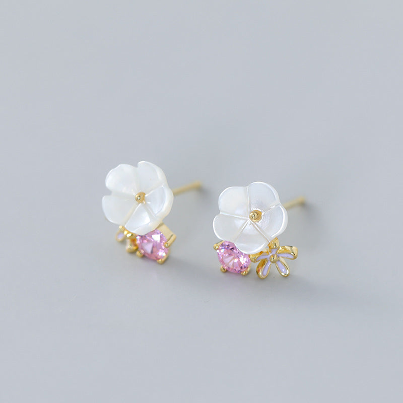 Floral personality fashion earrings