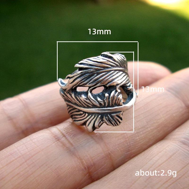 Huitan Vintage Floral Carved Earrings