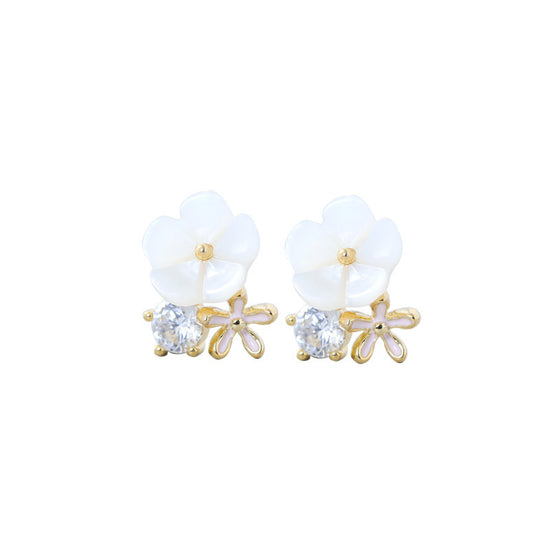 Floral personality fashion earrings