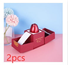 Metal rose box 2pcs
