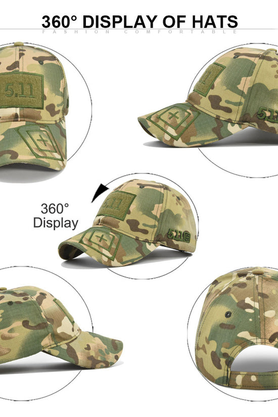 Camouflage Cap Unisex Adjustable Baseball Cap Men Women Outdoor Sun Hat