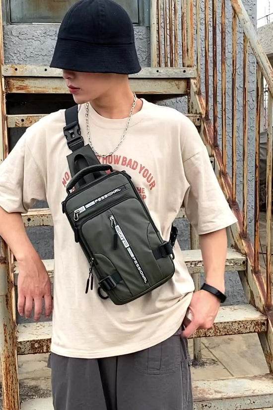 Crossbody Bags Men Multifunctional Backpack Shoulder Chest Bags