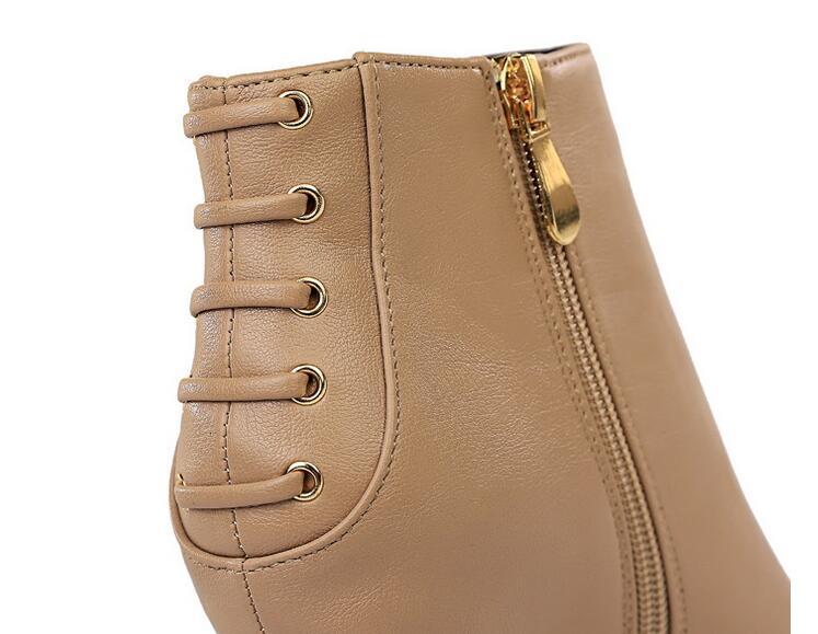 High Heel Pointed Toe Short-tube Women's Boots
