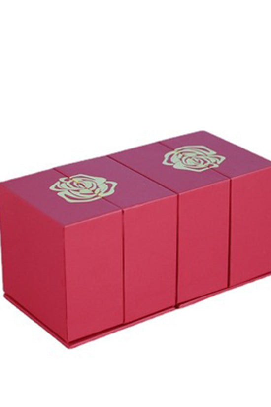 Hot Valentine's Day Gifts Metal Rose Jewelry Gift Box Necklace For Wedding Girlfriend Necklace Gifts