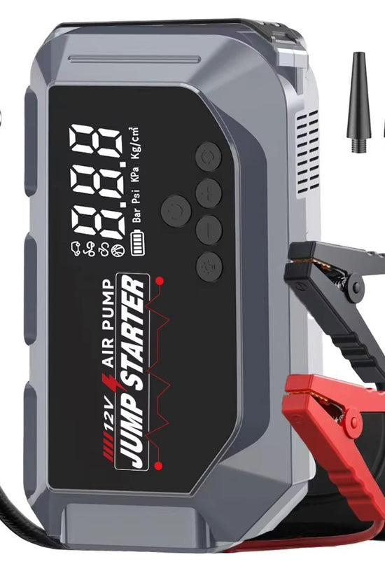 Car Battery Starter With Air Compressor 150PSI With Digital Tire Inflator 12V Car Battery