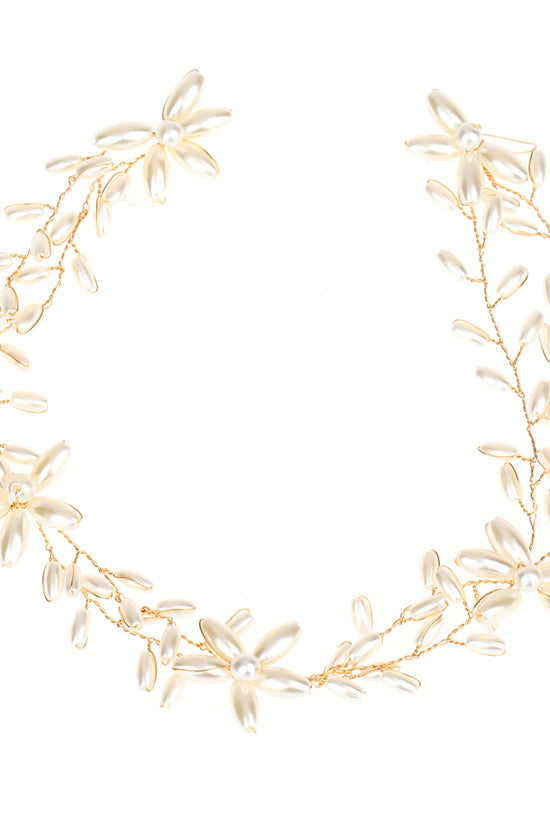 Handmade Pearl Twisted Bead Headwear