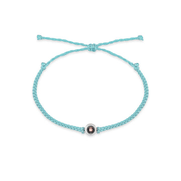 Silver plus light green rope