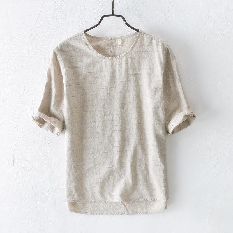 Chinese Style Simple Casual Short-sleeved T-shirt For Men