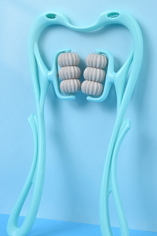 Multifunctional Manual Six-wheel Neck Massager Massage Relieve Roller Massage Tool