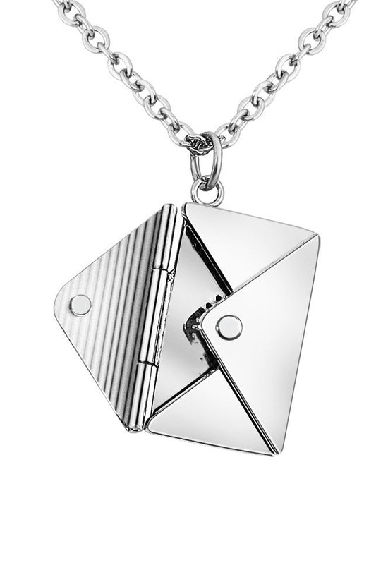 Fashion Jewelry Envelop Necklace Women Lover Letter Pendant Best Gifts For Girlfriend