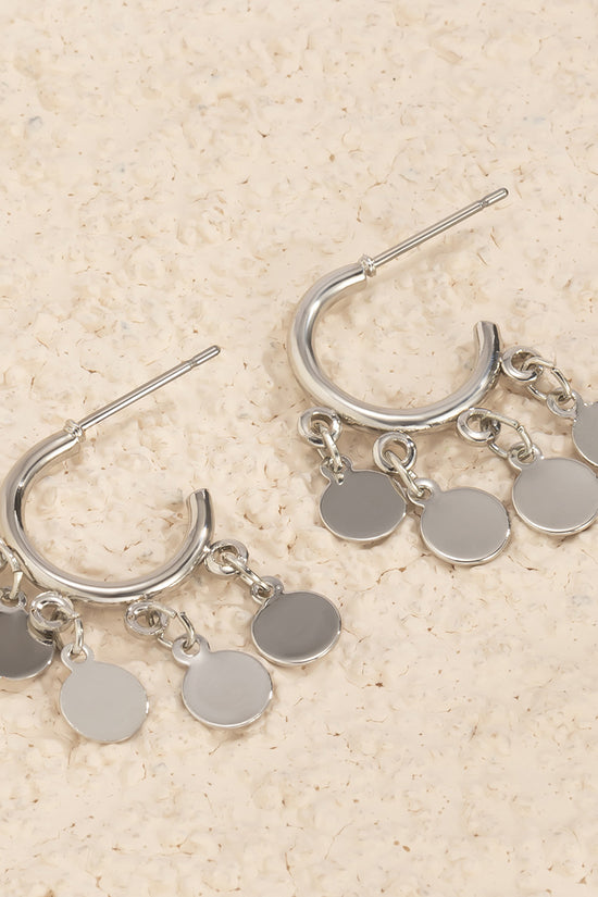Accessories Simple Trend Geometric C-shaped Sequin Earrings Women