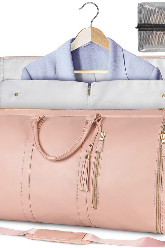 Large Capacity Travel Duffle Bag Women's Handbag Folding Suit Bag Waterproof Clothes Totes